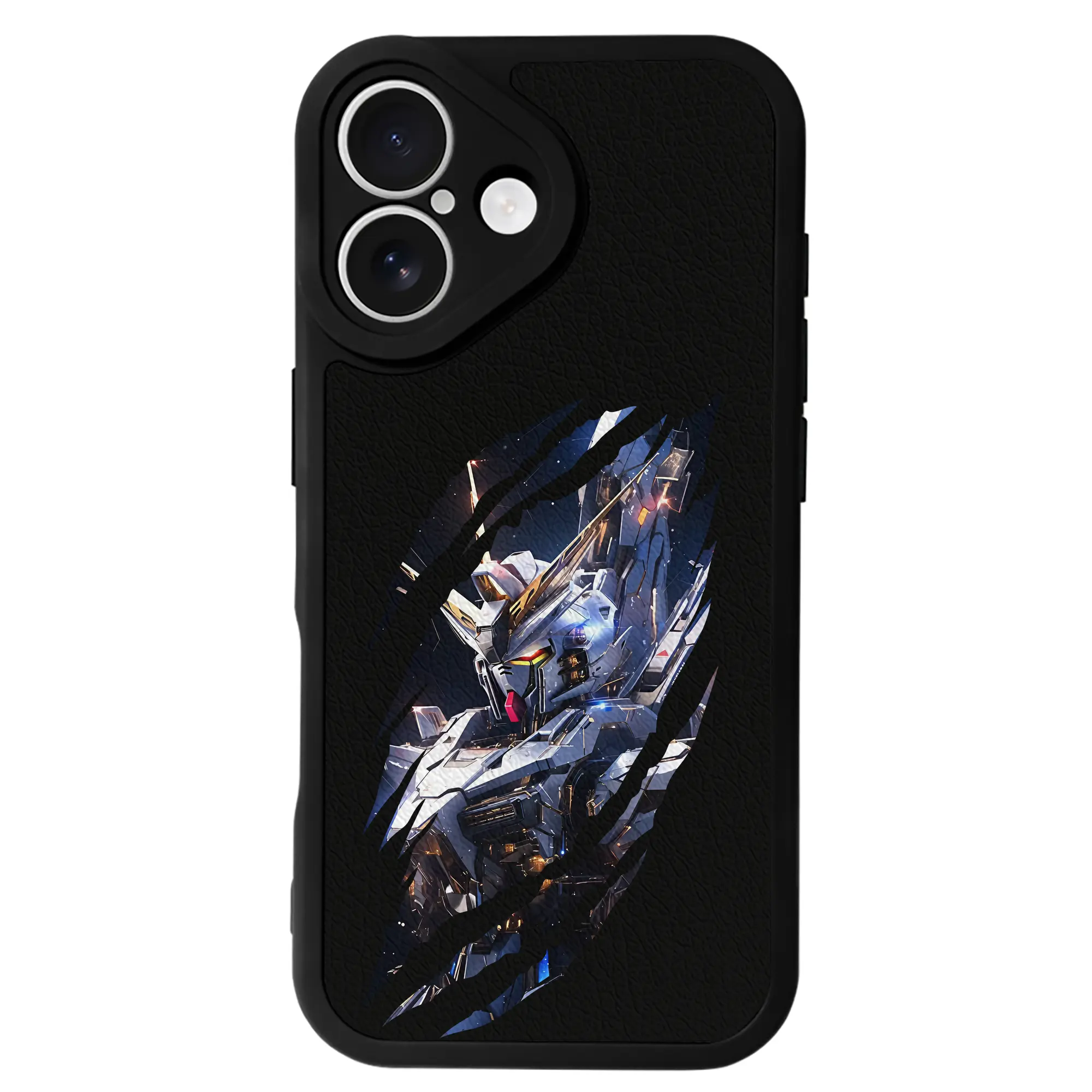 ガンダム グッズ,νガンダム - IPhone 16シリーズ対応 ・ シリコンスマホケース ・ レザー調 ・ 高精度フィット ・ 耐衝撃 ・ ワイヤレス充電対応 ・ 精密カット